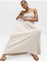 Marks & Spencer Nabrane maxi haljine s visokim udjelom lana Marks & Spencer smeđa