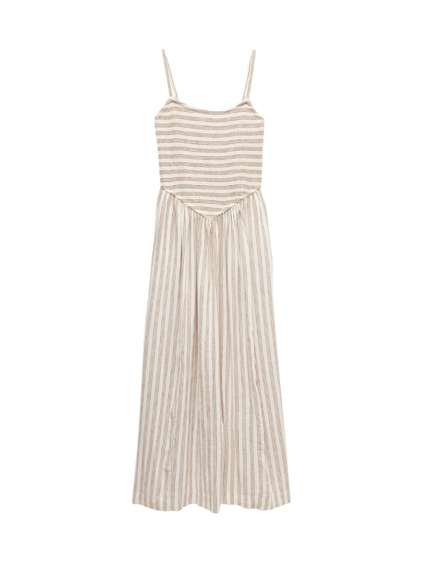 Marks & Spencer Nabrane maxi haljine s visokim udjelom lana Marks & Spencer smeđa