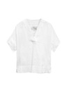Marks & Spencer Popover top od čistog lana s V izrezom Marks & Spencer bijela