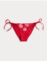 Marks & Spencer Donji dio bikinija s vezanjem na stranama i vezom Marks & Spencer crvena