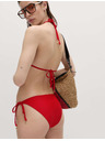 Marks & Spencer Trokutasti bikinijski top s jastucima i vezom Marks & Spencer crvena