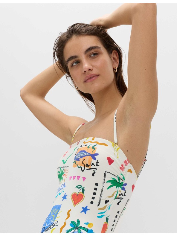 Marks & Spencer Bandeau kupaće kostime s uzorkom Marks & Spencer višebojne