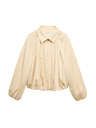 Marks & Spencer Plisirana jakna bomber, od čistog Lycocell™ materijala Marks & Spencer kremasta