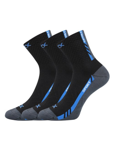 VoXX Set od tri - čarape VoXX sportske crne