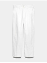 Marks & Spencer Chino hlačice od lnene mješavine, normalan kroj Marks & Spencer bijela