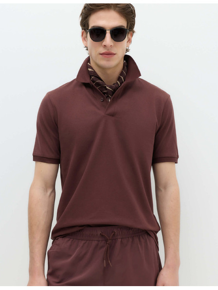 Marks & Spencer Polo majica The Ultimate Pique Marks & Spencer smeđa