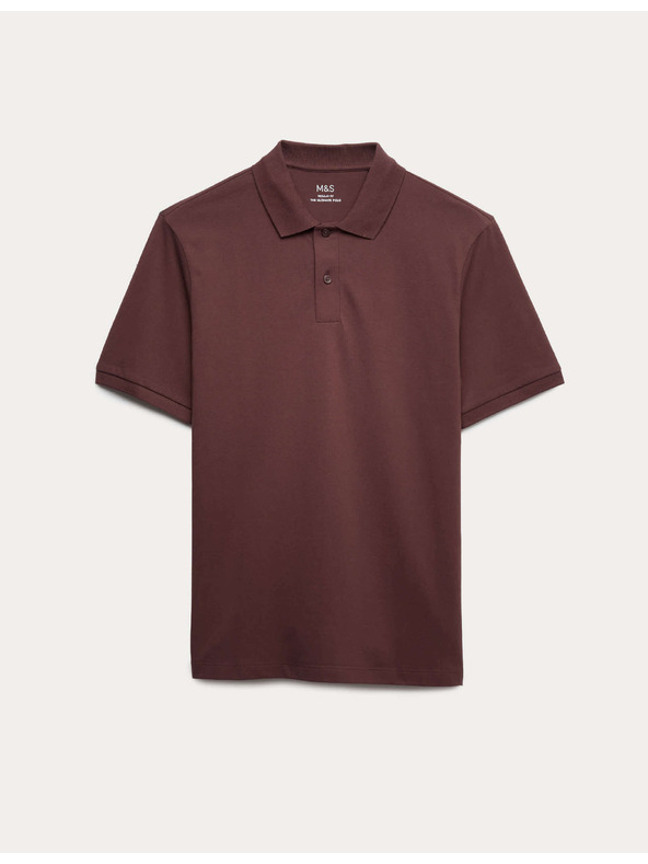 Marks & Spencer Polo majica The Ultimate Pique Marks & Spencer smeđa