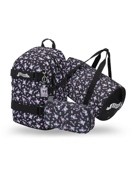 BAAGL  BAAGL SET 3 Skate Kuromi Black: ruksak, penal, sportska torba GRS