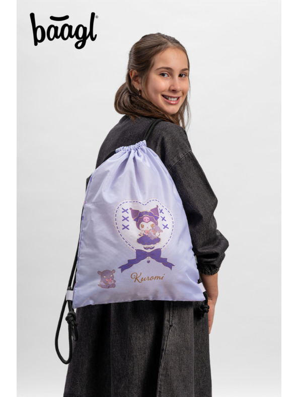 BAAGL  BAAGL SET 5 Core Kuromi Sweet One: ruksak, penal, vreca, ledvinka, futrola za laptop GRS