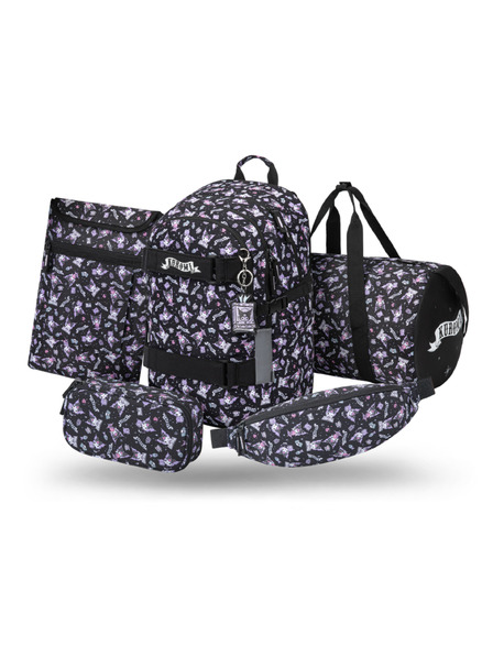 BAAGL  BAAGL SET 5 Skate Kuromi Black: ruksak, penal, sportska torba, ledvinka, futrola za laptop GRS