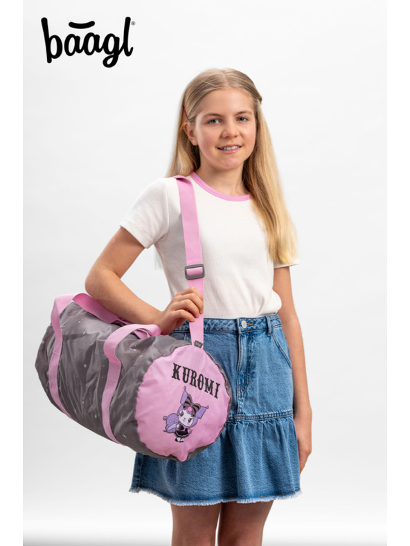 BAAGL  BAAGL Sklapiva sportska torba Hoop Kuromi Grey GRS