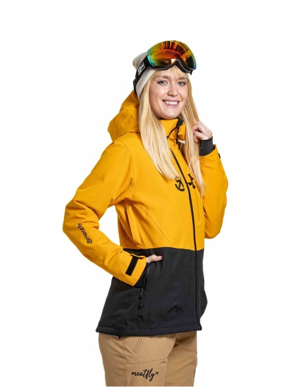 Meatfly Meatfly ženska SNB & SKI jakna Gaia Sunflower / Black