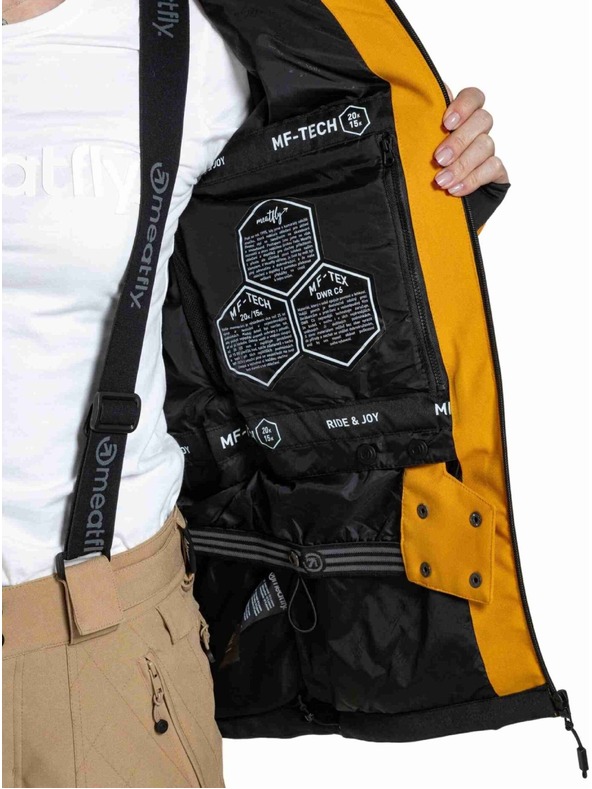 Meatfly Meatfly ženska SNB & SKI jakna Gaia Sunflower / Black