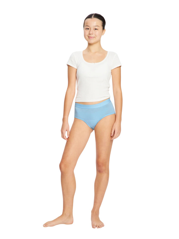Modibodi Djevojačke menstrualne gaćice Modibodi Teen Hipster Boyleg Moderate Berry Blue Sorbet