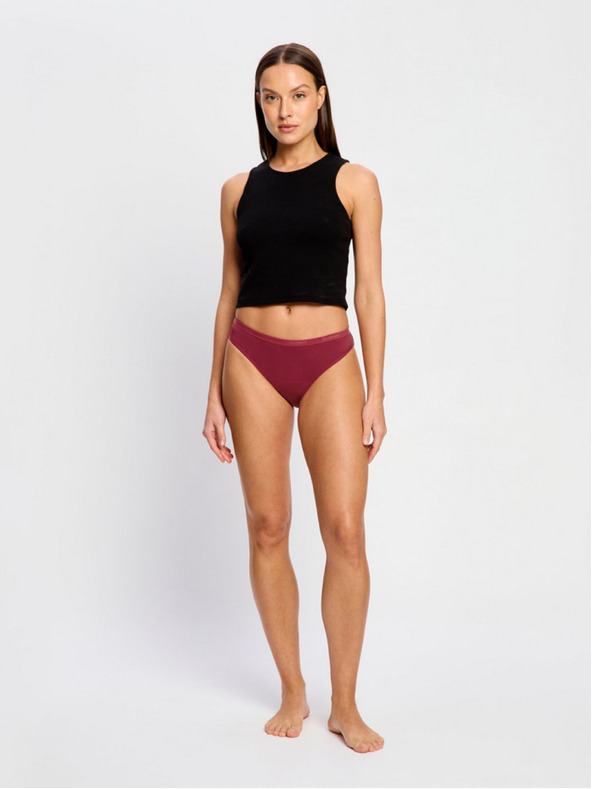Modibodi Menstrualne gaćice Modibodi Classic Bikini Moderate Bud Red