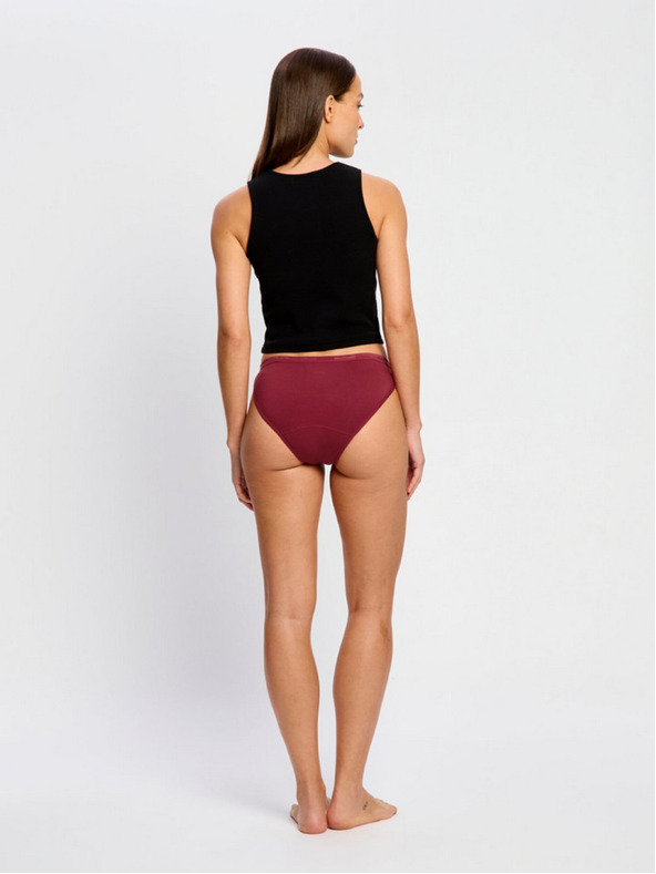 Modibodi Menstrualne gaćice Modibodi Classic Bikini Moderate Bud Red