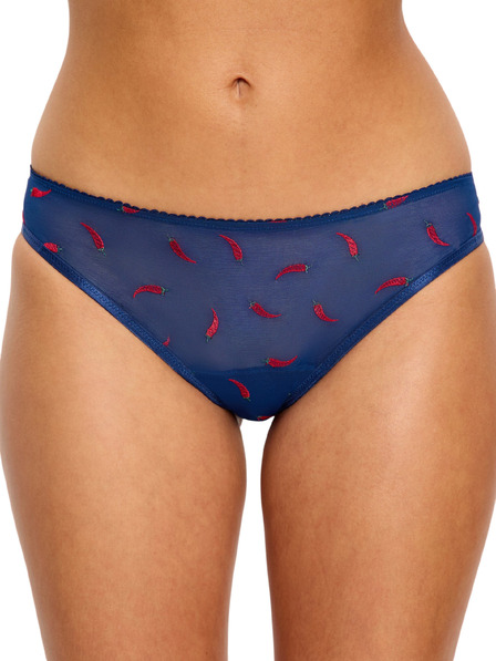 Modibodi Menstrualne gaćice Modibodi Intimates V Day Cheeky Brief Light Navy Chilli