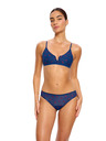 Modibodi Menstrualne gaćice Modibodi Intimates V Day Cheeky Brief Light Navy Chilli