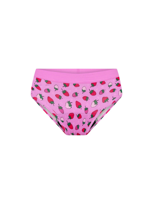 Modibodi Djevojačke menstrualne gaće Modibodi Teen Hipster Boyleg Moderate Strawberry Sorbet Pink