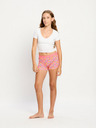 Modibodi Djevojačke menstrualne gaće Modibodi Teen Hipster Boyshort Moderate Happy Hearts
