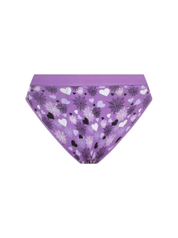 Modibodi Djevojačke menstrualne gaće Modibodi Teen Hipster Bikini Super Wicked Web Purple
