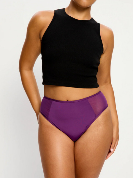 Modibodi Menstrualne gaće Modibodi Allure Hi Waist Brief moderate Mystic Purple
