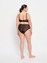 Modibodi Menstrualne gaće Modibodi Intimates V Day Hi Waist Brief Moderate-Heavy Black Rose