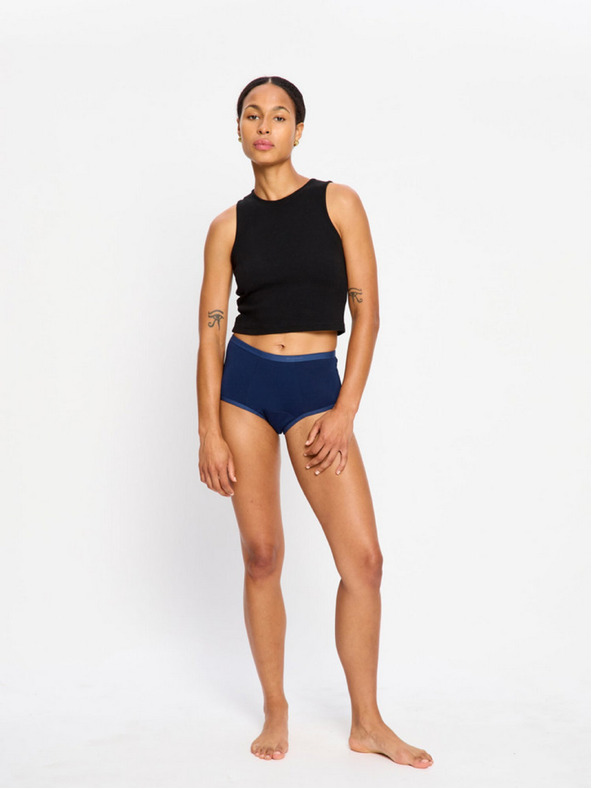 Modibodi Menstrualne gaće Modibodi Classic Full Brief Super-Overnight Night sky Blue