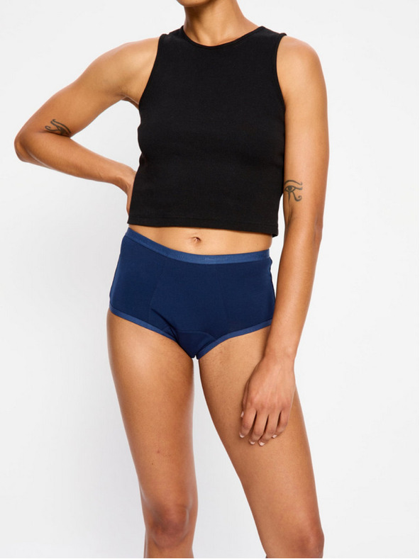 Modibodi Menstrualne gaće Modibodi Classic Full Brief Super-Overnight Night sky Blue
