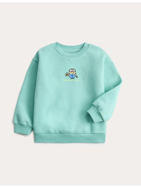 Marks & Spencer Hoodie sa Minions™ grafikom sa visokim udjelom pamuka (2–8 godina) Marks & Spencer zelena
