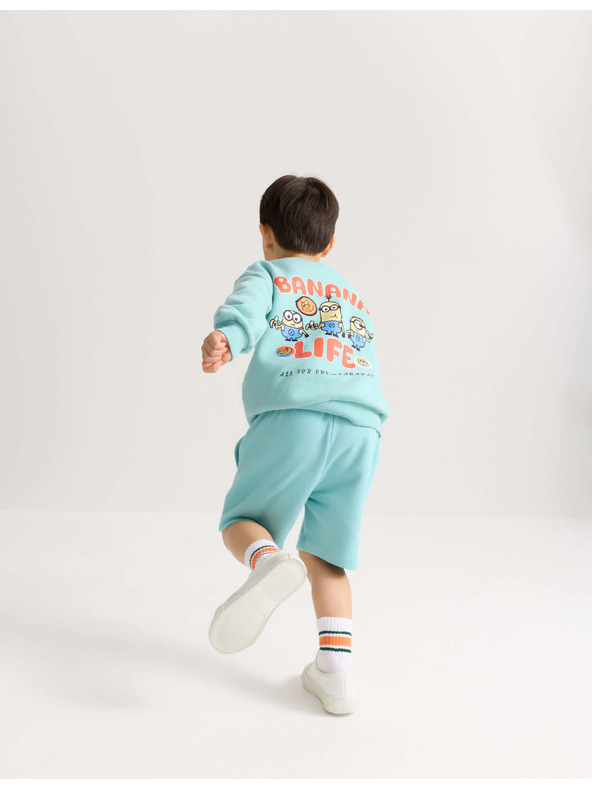 Marks & Spencer Hoodie sa Minions™ grafikom sa visokim udjelom pamuka (2–8 godina) Marks & Spencer zelena