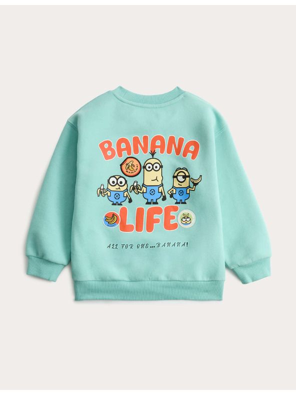 Marks & Spencer Hoodie sa Minions™ grafikom sa visokim udjelom pamuka (2–8 godina) Marks & Spencer zelena