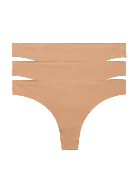 Marks & Spencer Tanga bez vidljive elastike, set od 3 komada Marks & Spencer smeđa