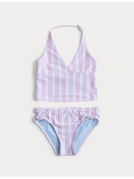 Marks & Spencer 2-dijelne prugaste tankini gaće (6–16 godina) Marks & Spencer ružičasta