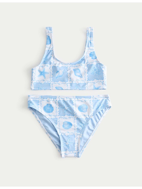 Marks & Spencer 2-dijelni bikini s tiskom školjki (6–16 godina) Marks & Spencer plava