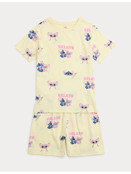 Marks & Spencer Pidžama Lilo & Stitch™ od čiste pamuka (3–16 godina) Marks & Spencer žuta