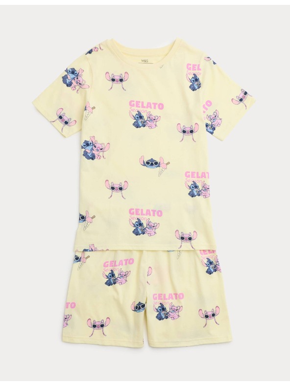 Marks & Spencer Pidžama Lilo & Stitch™ od čiste pamuka (3–16 godina) Marks & Spencer žuta