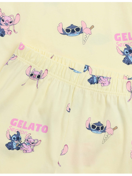 Marks & Spencer Pidžama Lilo & Stitch™ od čiste pamuka (3–16 godina) Marks & Spencer žuta