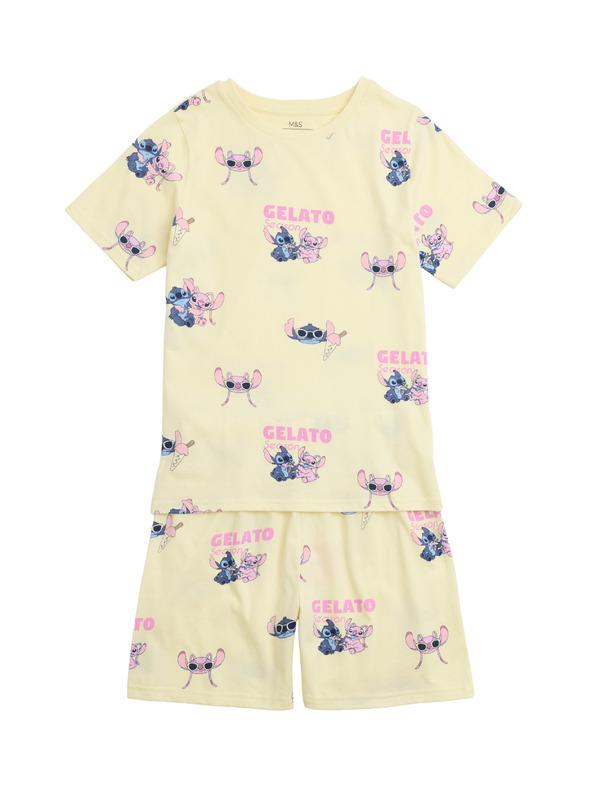 Marks & Spencer Pidžama Lilo & Stitch™ od čiste pamuka (3–16 godina) Marks & Spencer žuta