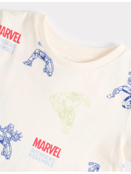 Marks & Spencer Pamučna pidžama s motivom Marvel™ (3–12 godina) Marks & Spencer krem