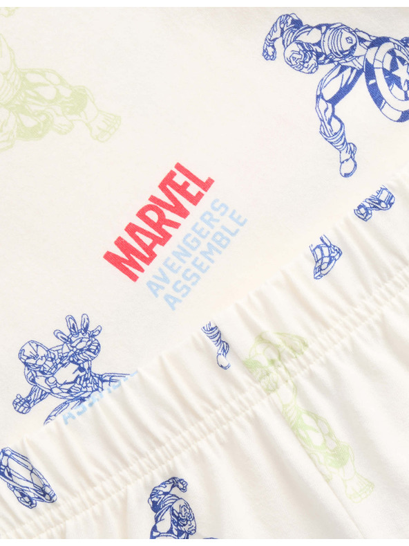 Marks & Spencer Pamučna pidžama s motivom Marvel™ (3–12 godina) Marks & Spencer krem