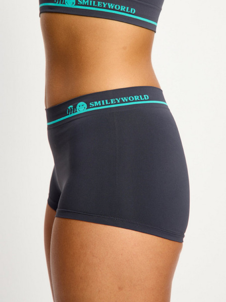 Modibodi Ženski donji dio Modibodi Smileyworld Seamless Boyshort Moisture Wicking Steel