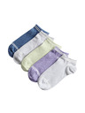 Marks & Spencer Kratke čarape Trainer Liners™ s visokim udjelom pamuka, 5 pari u pakiranju (6 malo – 7 veliko) Marks & Spencer siva