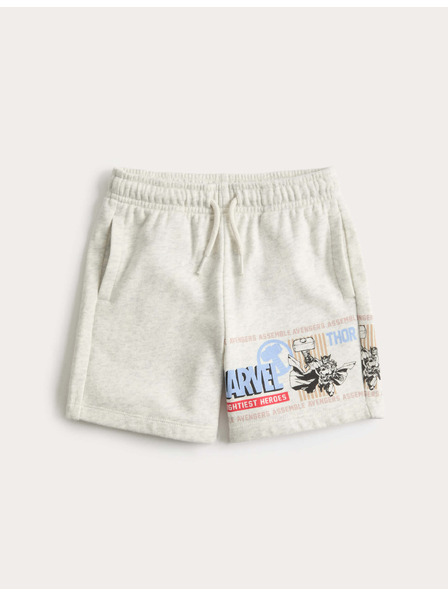 Marks & Spencer Sportske kratke hlače Marvel™ s visokim udjelom pamuka (2–10 godina) Marks & Spencer siva