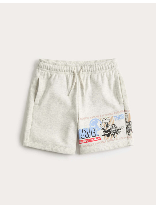 Marks & Spencer Sportske kratke hlače Marvel™ s visokim udjelom pamuka (2–10 godina) Marks & Spencer siva