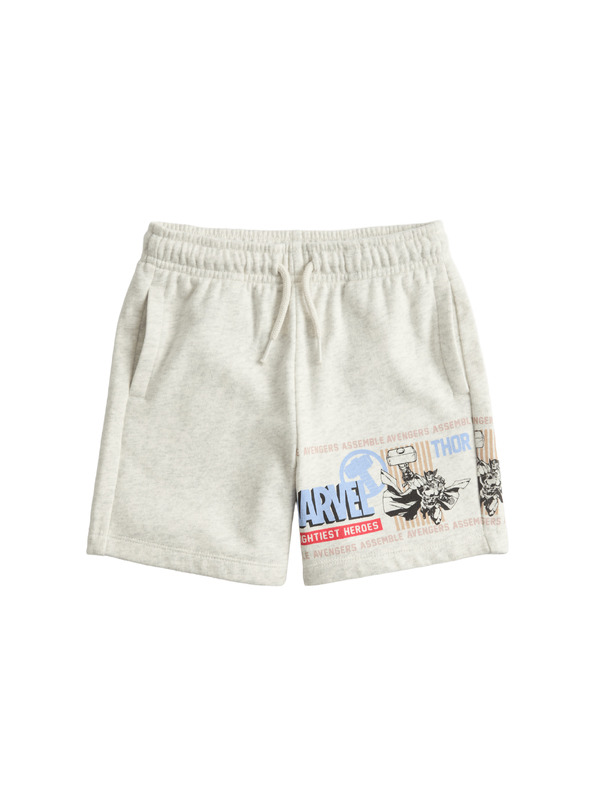 Marks & Spencer Sportske kratke hlače Marvel™ s visokim udjelom pamuka (2–10 godina) Marks & Spencer siva