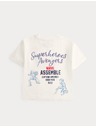 Marks & Spencer Majica od čiste pamuke s motivom Marvel™ Avengers™ (2–8 godina) Marks & Spencer kremasta