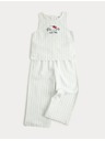 Marks & Spencer Dvoodijelni outfit s motivom Hello Kitty™ od čiste pamuke (2–8 godina) Marks & Spencer kremasta
