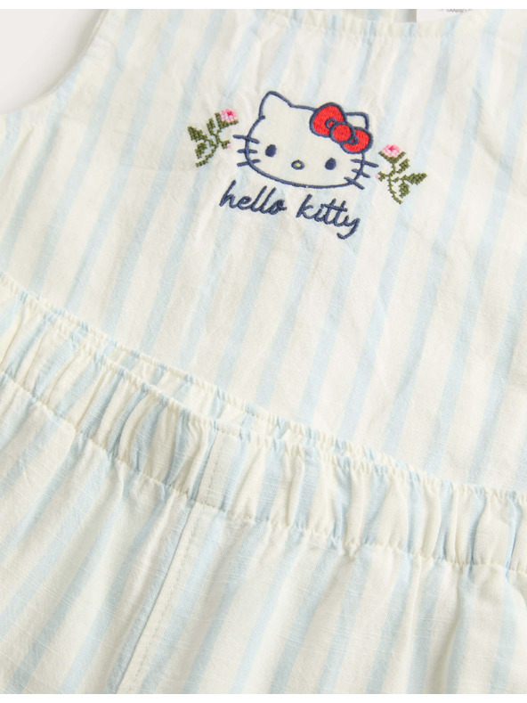 Marks & Spencer Dvoodijelni outfit s motivom Hello Kitty™ od čiste pamuke (2–8 godina) Marks & Spencer kremasta