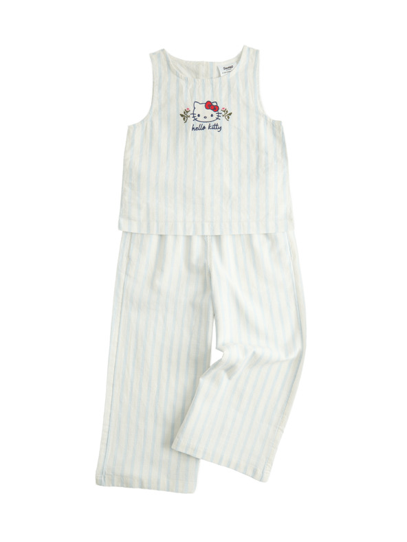 Marks & Spencer Dvoodijelni outfit s motivom Hello Kitty™ od čiste pamuke (2–8 godina) Marks & Spencer kremasta